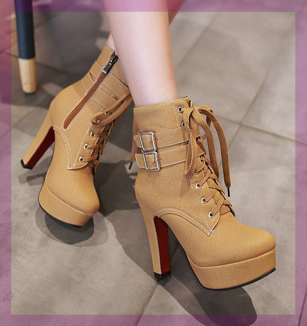 Botas Tipo Ankle con Cordones Exclusivas - Image 7