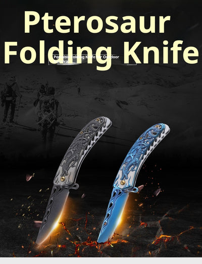 Cuchillo Táctico Plegable de Acero Inoxidable para Camping y Defensa Personal - Image 17