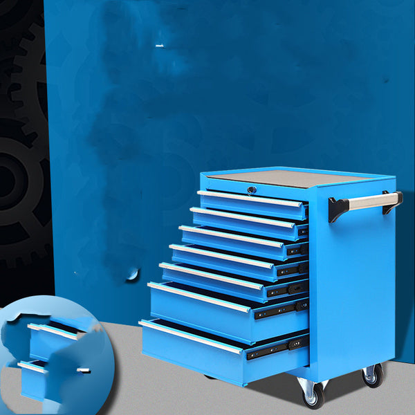 Gabinete Móvil de Herramientas Industrial 7 Cajones - Carrito de Almacenamiento Pesado para Taller