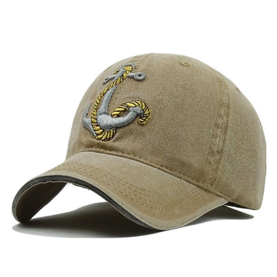 Gorra de Béisbol con Bordado de Ancla - Image 6