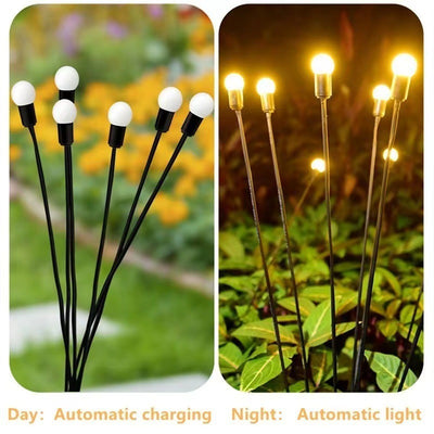 Lámpara Solar Dual Decorativa para Jardín con Efecto Luciérnaga - Image 5