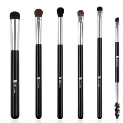 Set de 6 Brochas de Maquillaje Doble Cabezal - Herramientas Profesionales de Belleza - Image 2