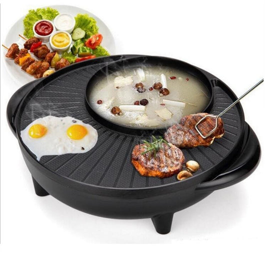Olla Multifuncional con Parrilla Eléctrica
