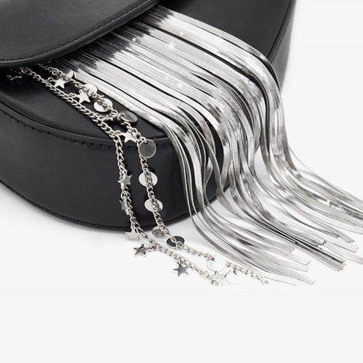 Bolso Bandolera con Diseño Exclusivo y Borlas de Moda - Image 6