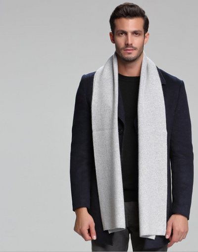 Bufanda de Cachemira para Hombre Otoño Invierno - Doble Faz Ejecutiva - Image 6