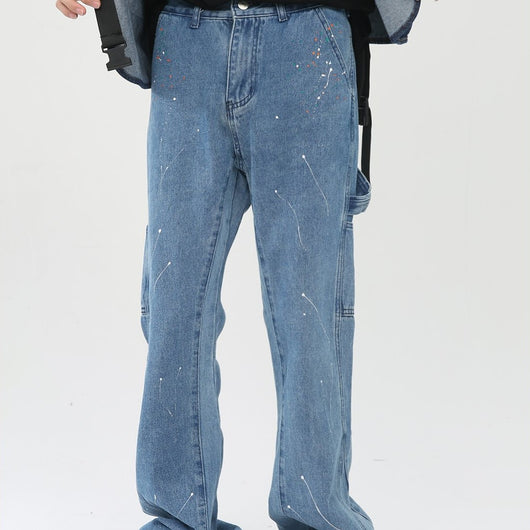 Jeans Acampanados con Abertura Frontal