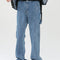 Jeans Acampanados con Abertura Frontal
