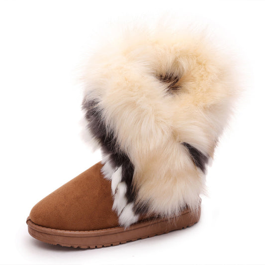 Botas de Invierno Impermeables con Pelaje de Zorro - Calidez Extrema y Tracción Segura - Image 2