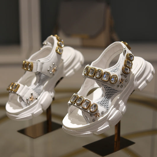 Sandalias Romanas de Plataforma en Cuero para Mujer - Image 10