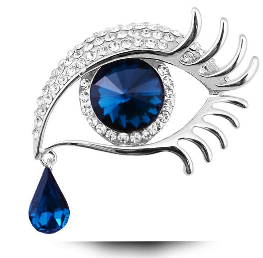 Broche Enchapado en Diamantes