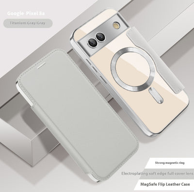 Funda de Cuero para Celular con Cierre Magnético y Tarjetero - Image 8