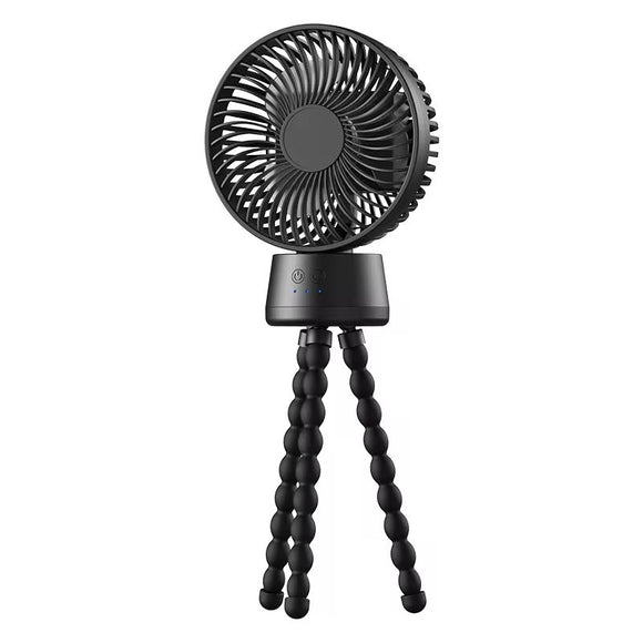 Ventilador Portátil Pulpo 15000mAh Negro