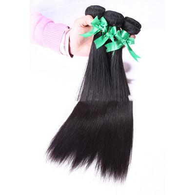 Cabello Indio Liso Natural 100% Cabello Humano Virgen - Image 17