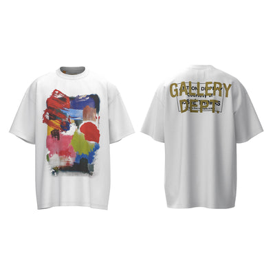Camiseta Casual Unisex con Estampado Graffiti - Diseño Urbano Trendy - Image 3