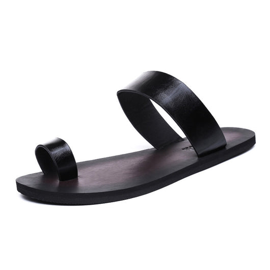 Pantuflas para Hombre con Dedo Separado en Cuero Genuino Antideslizante - Image 13