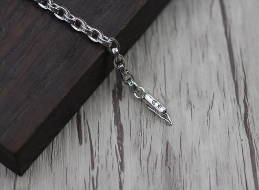 Pulsera de Plata Esterlina 925 con Letras del Alfabeto Inglés - Image 8