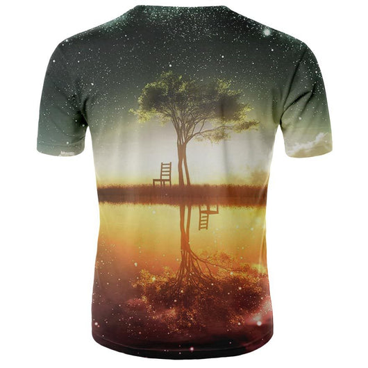 Camiseta Slim Fit Hombre Impresión 3D Digital Verano - Image 15