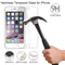 Película iPhone XR de Meio Vidro Temperado Branco 1 Peça