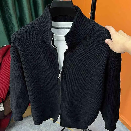 Cardigan de Punto con Cierre de Cremallera para Hombre - Image 6