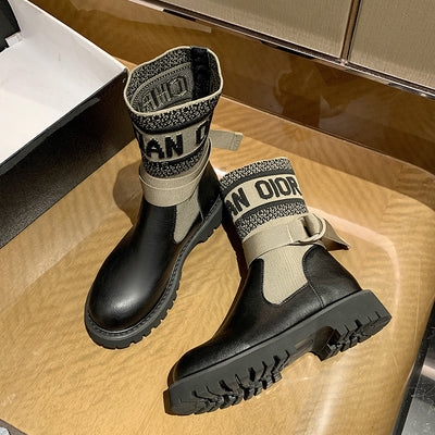 Botas Plataforma Stretch con Paneles Tejidos Transpirables - Image 11
