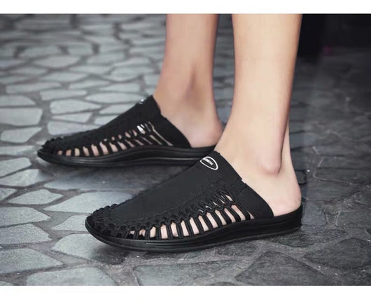 Sandalias y Chanclas Tejidas para Hombre - Diseño Minimalista y Cómodo - Image 12