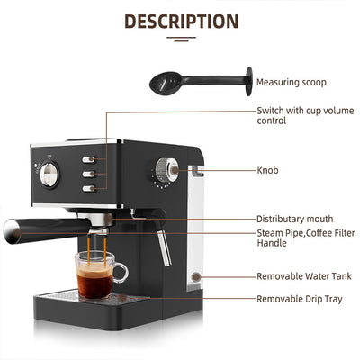 Espumador de Leche Semiautomático para Máquinas de Café - Image 4