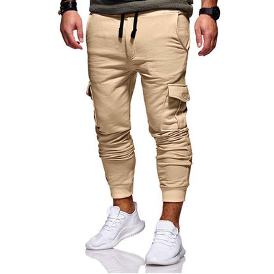 Pantalones de Chándal Casuales para Hombre con Cintura Elástica y Múltiples Bolsillos - Image 14