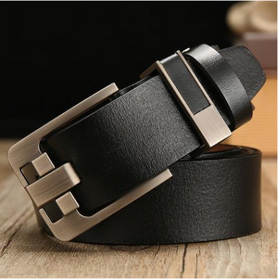Cinturón de Cuero para Hombre con Hebilla de Pasador Estilo Retro - Image 2