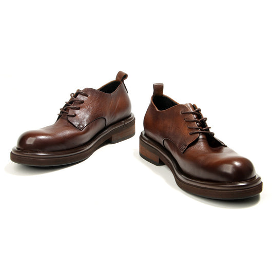 Zapatos de Cuero Vintage Estilo Británico para Hombre - Image 3