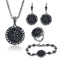 Collar de Resina con Grava Redonda