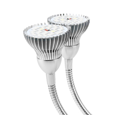 Lámpara LED de Cultivo Dual 10W con Pinza de Escritorio y Cuello Flexible - Image 3