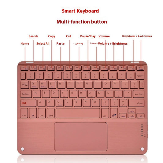 Teclado Bluetooth con Touchpad para Móvil y Tablet - Recargable Inalámbrico - Image 2