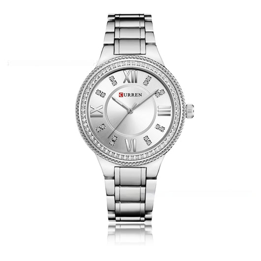 Reloj de Acero Inoxidable para Mujer con Diamantes y Resistencia al Agua - Image 12