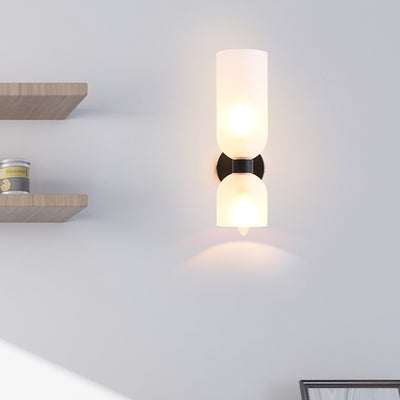 Lámpara de Pared Doble Cabezal en Vidrio para Mesita de Noche - Image 4