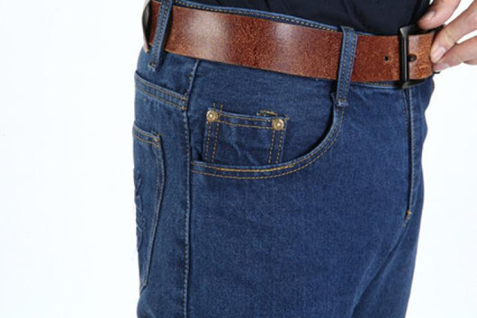 Pantalones de Trabajo Vaqueros de Algodón Resistentes sin Elasticidad - Image 7