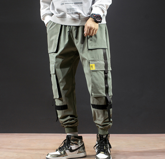 Pantalones Harem Casuales para Hombre con Tirantes - Image 7