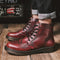 Botas Martin de Invierno Impermeables para Hombre con Caña Alta