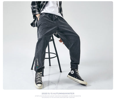 Pantalones Cargo Deportivos Holgados Estilo Coreano para Hombre - Image 13