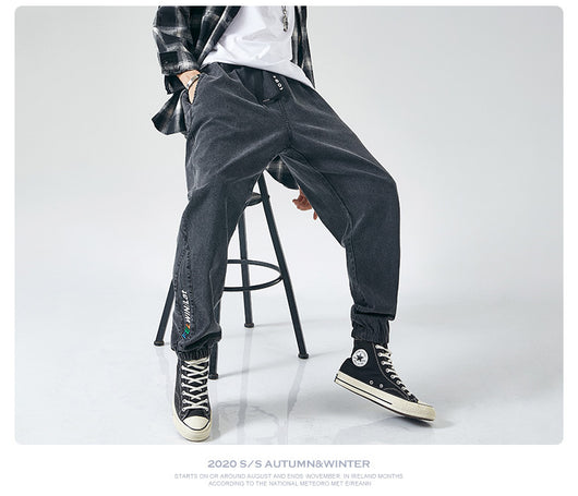Pantalones Cargo Deportivos Holgados Estilo Coreano para Hombre - Image 13