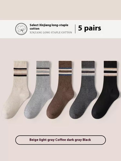 Calcetines Deportivos de Algodón Puro para Hombre - Talla Grande, Transpirables y Cómodos - Image 5