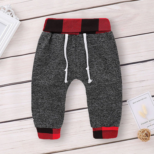 Traje Infantil con Estampado de Cuadrícula y Costuras Decorativas - Image 12