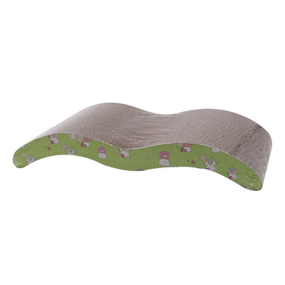Rascador Ondulado para Gatos con Catnip - Cama Multifuncional - Image 2