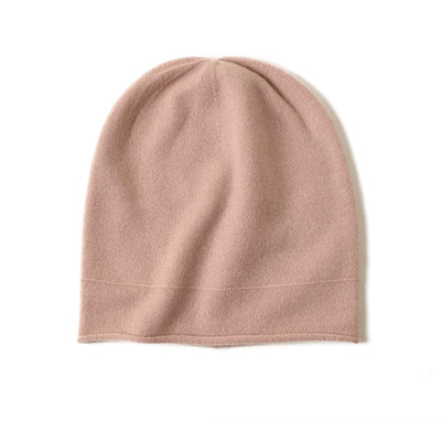 Gorro de Cachemira Tejido para Mujer - Beanie Elegante sin Fleco - Image 14