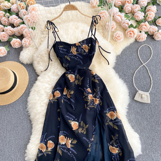 Vestido Playero de Gasa con Tirantes para Mujer - Image 10