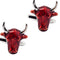 Gemelos con Forma de Cabeza Red Bull Roja