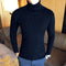 Suéter Cuello Alto Slim Fit en Colores Sólidos para Hombre