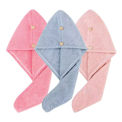 Toalla Secadora de Cabello Coral Piña - Absorbente Rápida - Image 8
