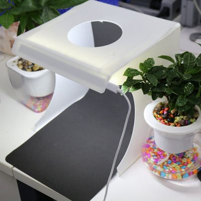 Estudio Fotográfico Portátil con LED - Kit Completo Plegable - Image 2