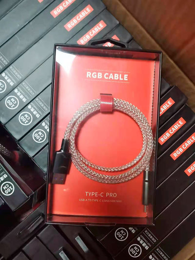 Cable de Carga Rápida RGB para Streaming con Transferencia de Datos - Image 7