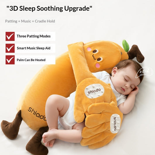 Almohada Muñeca Calmante con Mano para Dormir - Ayuda Sueño del Bebé